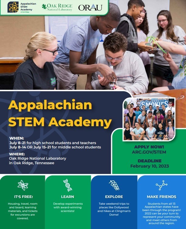 Interesting opportunity for 7-12 students and teachers interested in STEM
